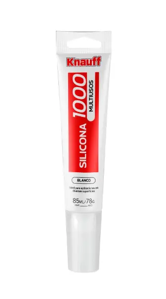 Silicona Multiusos Knauff 1000 de 85 ml Blanco