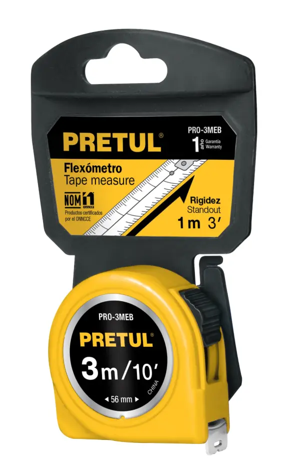 Wincha Pretul 3 m Cód. 21605