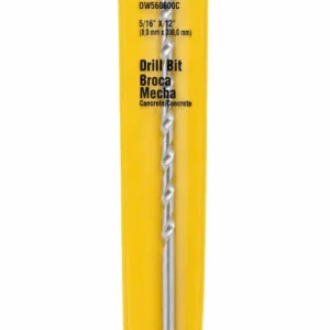 Broca para Concreto DeWalt DW560800C 8 mm 5/16 pulgadas x 12 pulgadas
