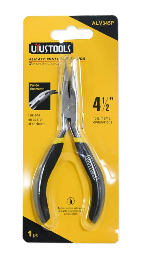 Alicate Mini Curvo 4.5 Pulgadas Uyustools ALV345P