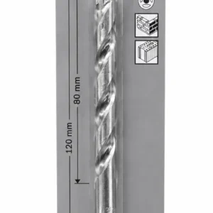Broca para Concreto Bosch CYL-1 10 mm x 120 mm 3/8"