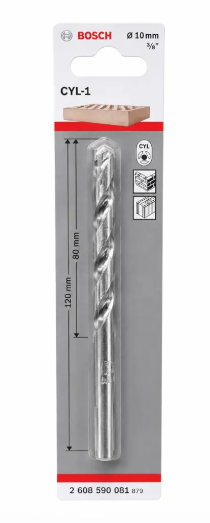 Broca para Concreto Bosch CYL-1 10 mm x 120 mm 3/8"