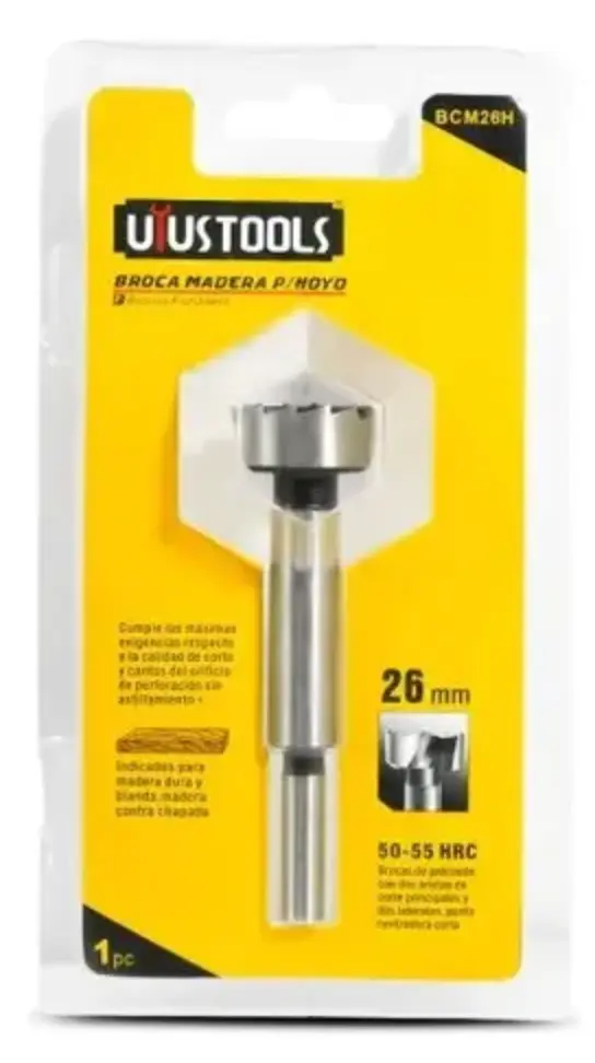 Broca Cuchilla Forstner Uyustools BCM26H 26 mm