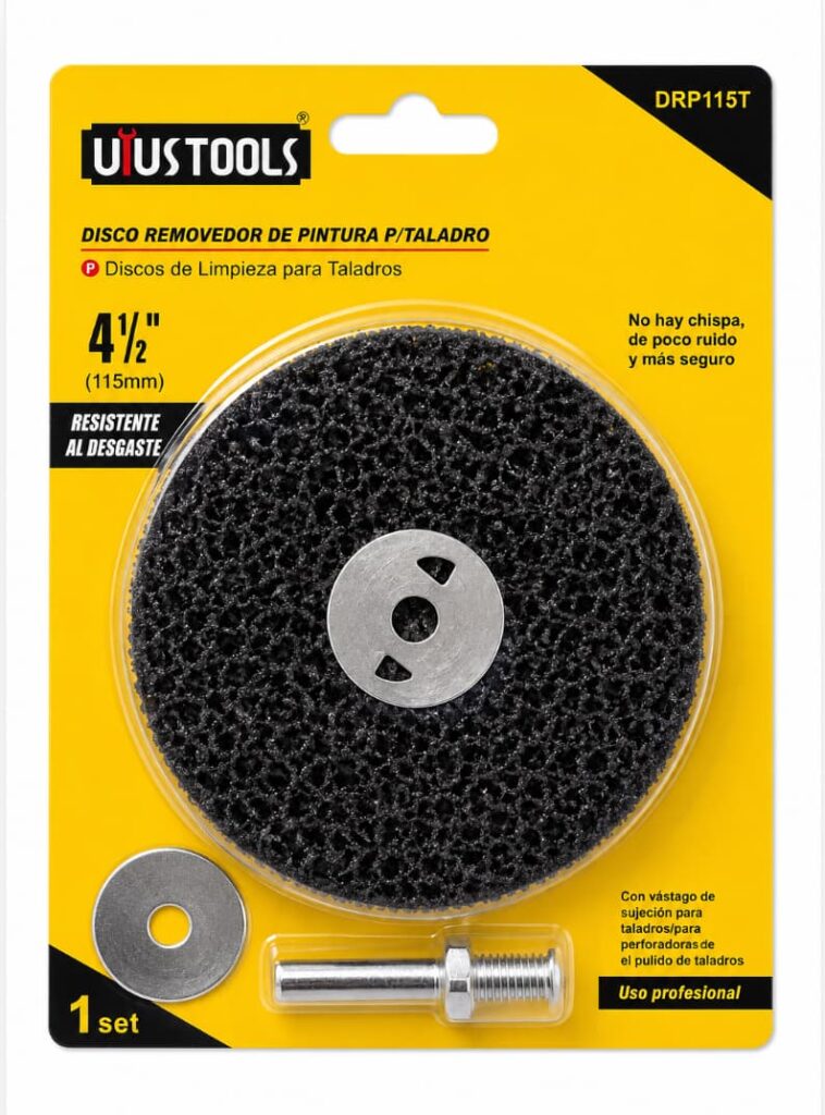 Disco Removedor de Pintura para Taladro Uyustools DRP115T 4 1/2 pulgadas 115 mm