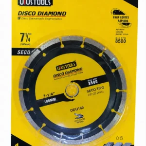 Disco Diamantado Segmentado Uyustools DDU180 7 1/4 pulgadas 180 mm