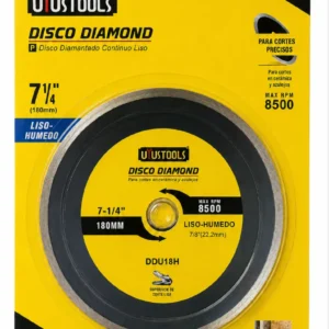 Disco Diamantado Continuo Liso Uyustools DDU18H 7 1/4 pulgadas 180 mm