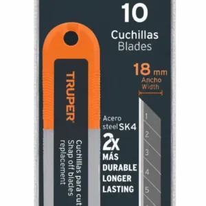 Cuchillas de Repuesto para Navaja Retráctil Truper REP-CUT-6