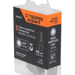 Dados Magnéticos Truper Expert 5/16" PUDE-9031 Cód. 12942