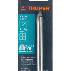 Broca para Vidrio y Azulejo Truper BVI-3/8 3/8"