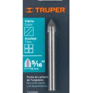 Broca para Vidrio y Azulejo Truper BVI-5/16 5/16"
