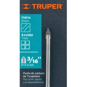 Broca para Vidrio y Azulejo Truper BVI-3/16 3/16"