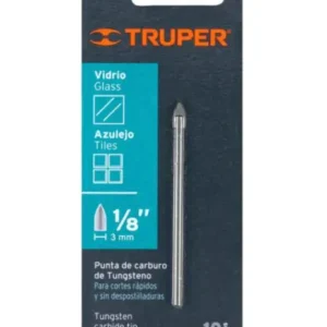 Broca para Vidrio y Azulejo Truper BVI-1/8 1/8"