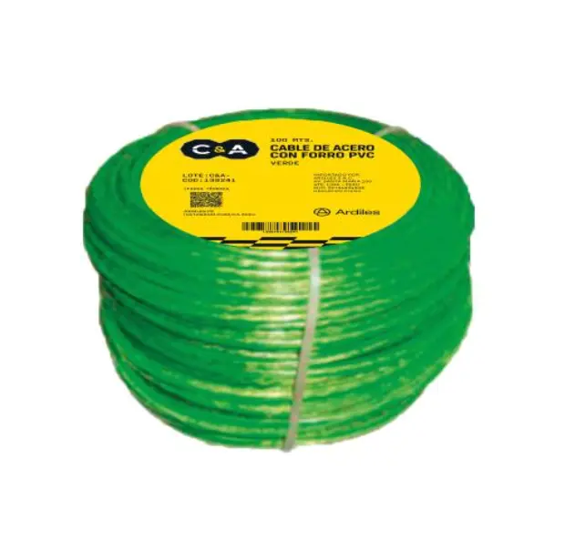 Cable con Forro Verde C&A 100 Metros Cód. 139027