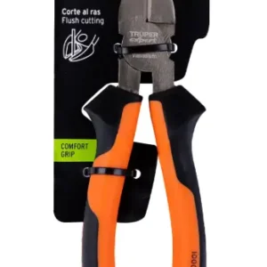 Pinza de Corte Diagonal Truper Expert T202-8X 8 Pulgadas Alta Palanca Comfort Grip Cód. 102428