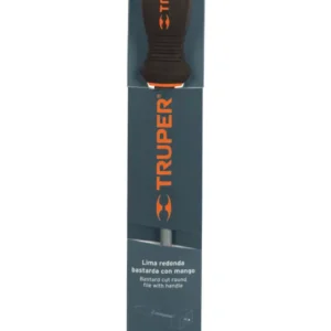 Lima Redonda Bastarda con Mango Comfort Grip Truper 8" LRB-8T Cód. 15316