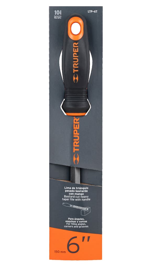 Lima Triangular para Machete Bastarda Truper 6" LTP-6T Cód. 15307