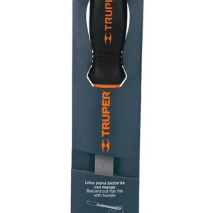 Lima Plana Bastarda con Mango Comfort Grip Truper 6" LPB-6T Cód. 15309