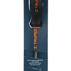 Lima Redonda Bastarda con Mango Comfort Grip Truper 6" LRB-6T Cód. 15315