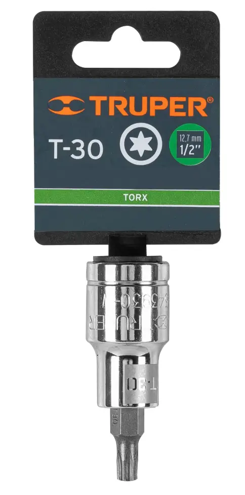 Dado Torx Truper T-30 x 1/2 Pulgada Cód. 13436