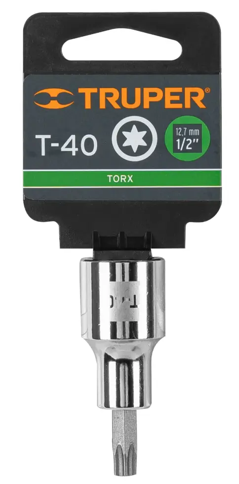 Dado Torx Truper T-40 x 1/2 Pulgada Cód. 13437