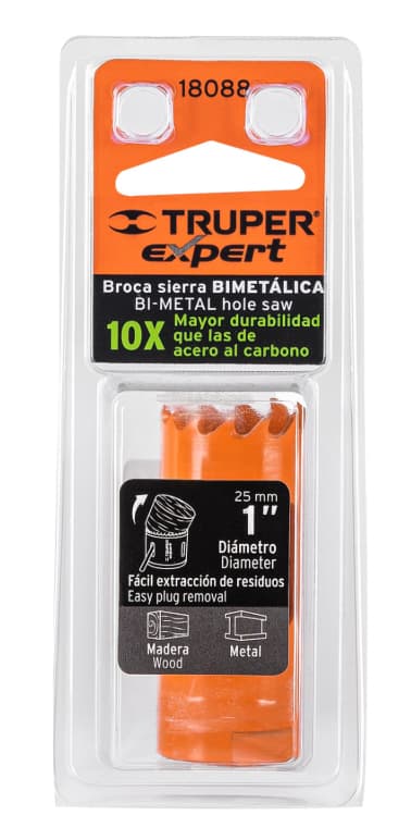 Broca Sierra Bimetálica Truper Expert 1 Pulgada 25 mm Cód. 18088