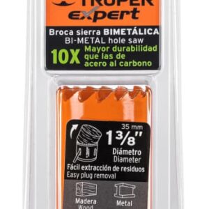 Broca Sierra Bimetálica Truper Expert 1 3/8 Pulgadas 35 mm Cód. 18093