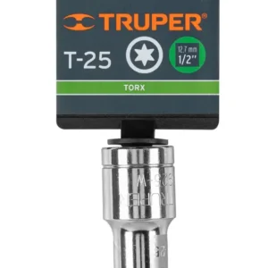 Dado Punta Torx Truper T-25 x 1/2 Pulgada D-543925-W Cód. 13435