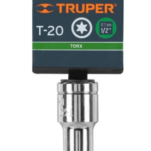 Dado Punta Torx Truper T-20 x 1/2 Pulgada D-543920-W Cód. 13434