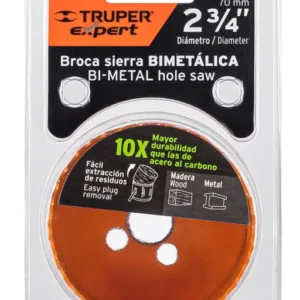 Broca Sierra Bimetálica Truper Expert 2 3/4 Pulgadas COBI-2-3/4 Cód. 18120