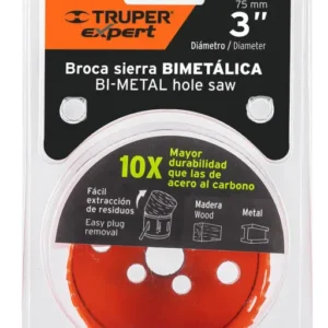 Broca Sierra Bimetálica Truper Expert 3 Pulgadas COBI-3 Cód. 13101