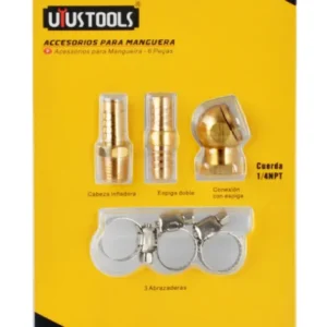 Set de 6 Accesorios para Manguera de Compresor Uyustools ACC6MG