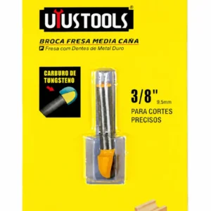 Broca Fresa Media Caña Uyustools 3/8 Pulgada BF63895