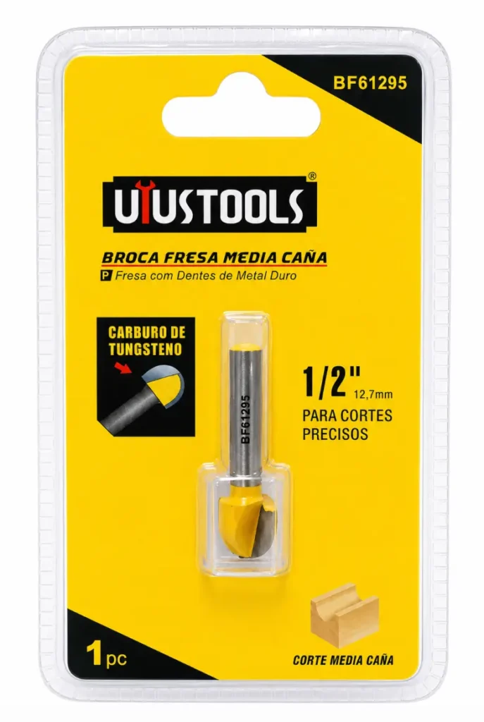 Broca Fresa Media Caña Uyustools 1/2 Pulgada BF61295