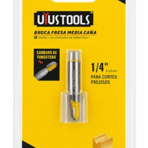 Broca Fresa Media Caña Uyustools 1/4 Pulgada BF61495