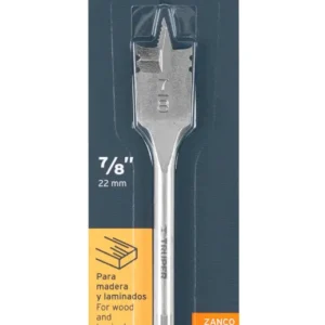 Broca Plana para Madera Truper 7/8 Pulgada BPT-7/8 Cód. 11381