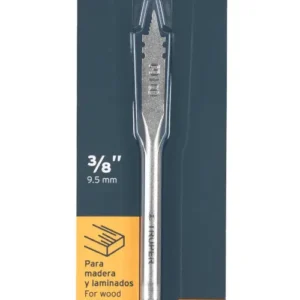 Broca Plana para Madera Truper 3/8 Pulgada BPT-3/8 Cód. 11366