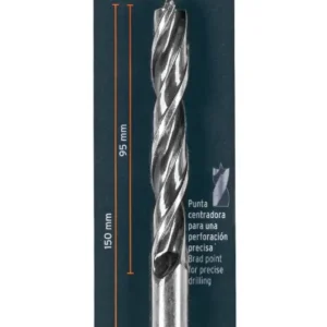 Broca para Madera con Punta Centradora Truper 1/2 Pulgada BM-1/2 Cód. 101696