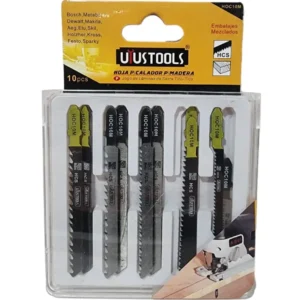 Set de Hojas para Sierra Caladora Madera Uyustools HOC10M 10 Piezas