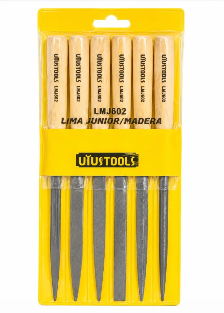 Juego de Limas Junior para Madera Uyustools LMJ602 6 Piezas