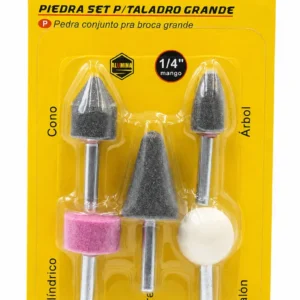 Juego de Piedras para Taladro Uyustools PDB501 5 Piezas Mango 1/4"