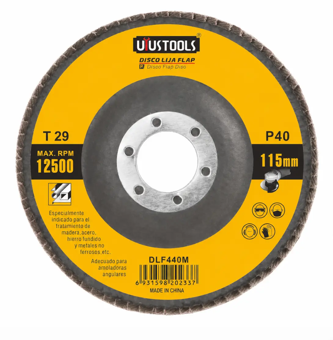 Disco Lija Flap Uyustools DLF440M 115 mm Grano P40