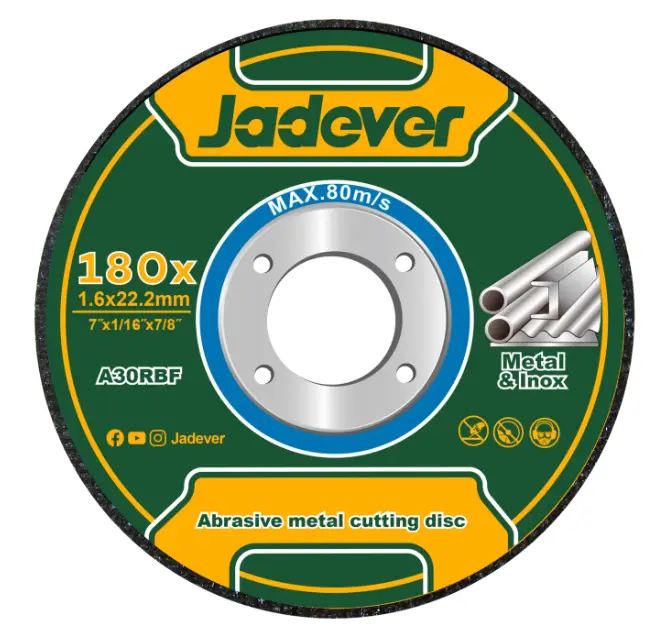 Disco de Corte para Metal Jadever JDAC1371 7" x 1.6 mm