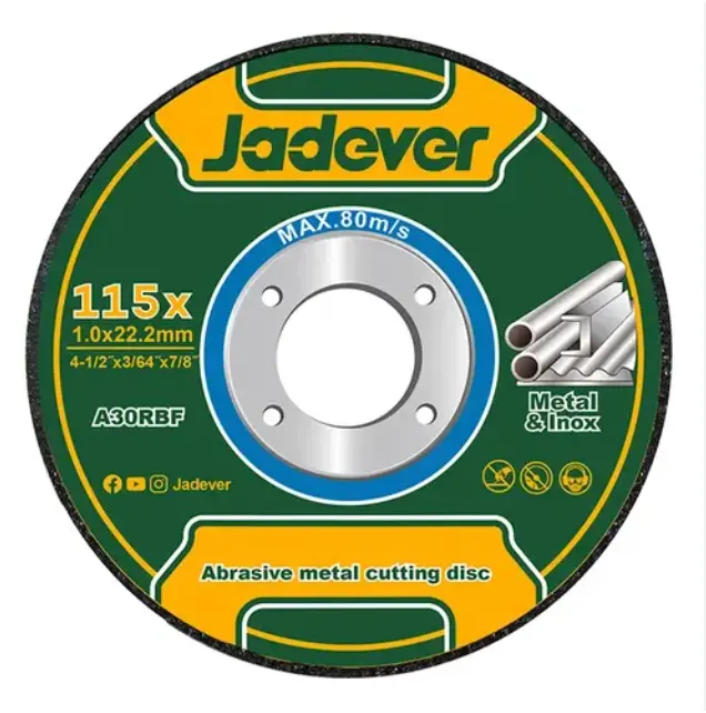 Disco de Corte para Metal Jadever 115 mm