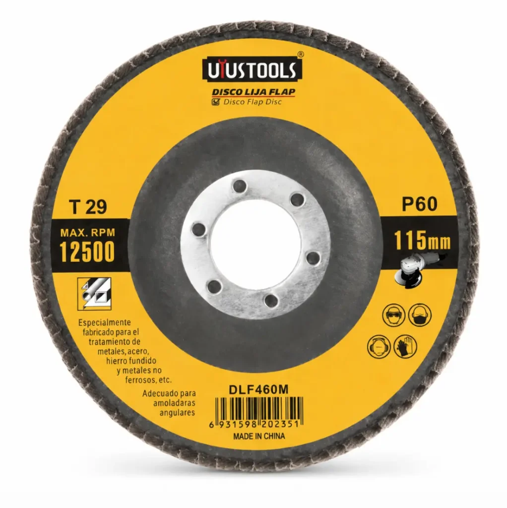 Disco Lija Flap Uyustools DLF460M P60 115 mm