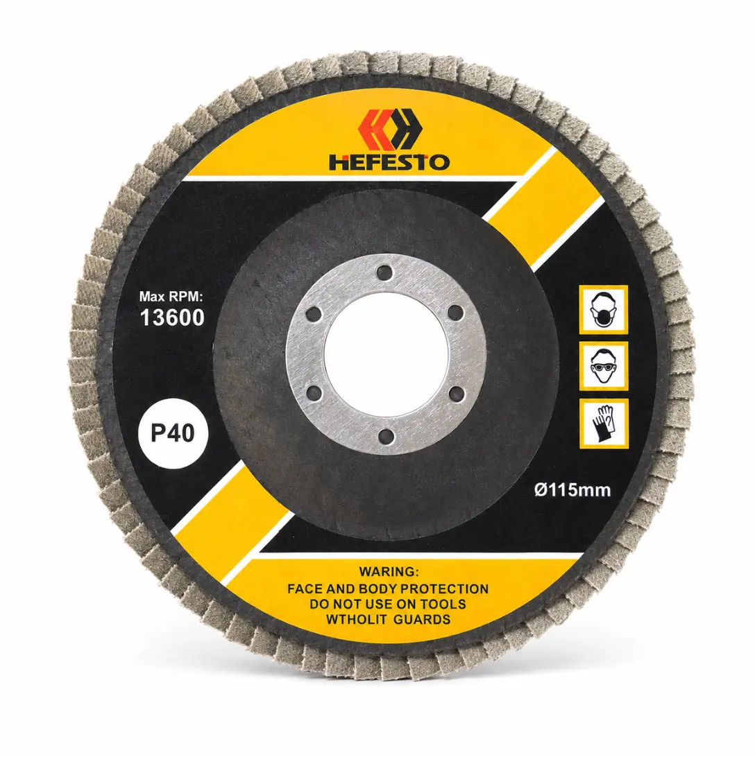 Disco Lija Flap Hefesto P40 115 mm