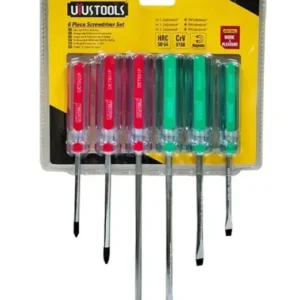 Juego de Destornilladores Transparentes Uyustools DET601P 6 Piezas