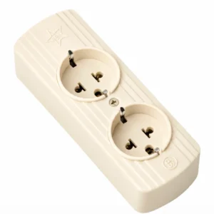 Tomacorriente Múltiple de Sobreponer 2 Servicios 20A L/T Star Electric A-133