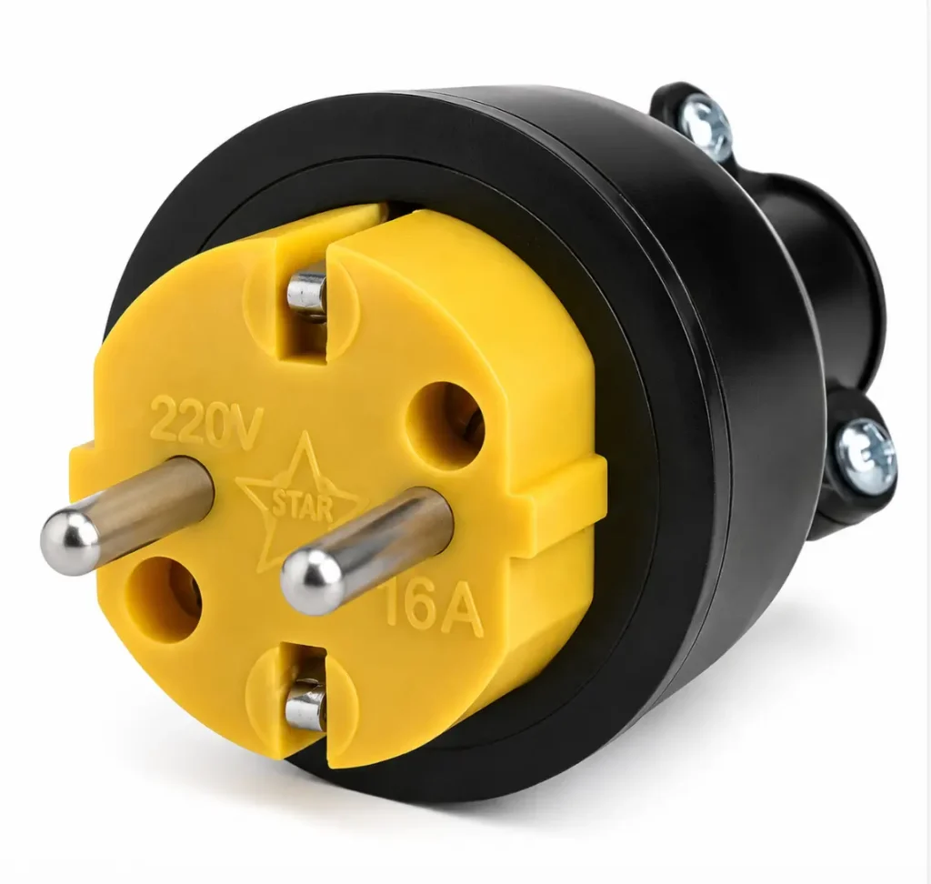 Enchufe Shuko 16A 220V Star Electric A-073