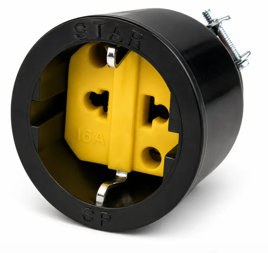 Conector Shuko 16A 220V Star Electric A-074