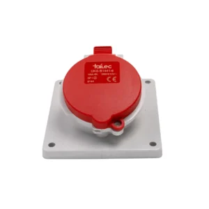 Tomacorriente Empotrable 3P+T 16A 380-415V IP44 Rojo